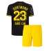 Billige Borussia Dortmund Emre Can #23 Bortetrøye Barn 2022-23 Kortermet (+ korte bukser)